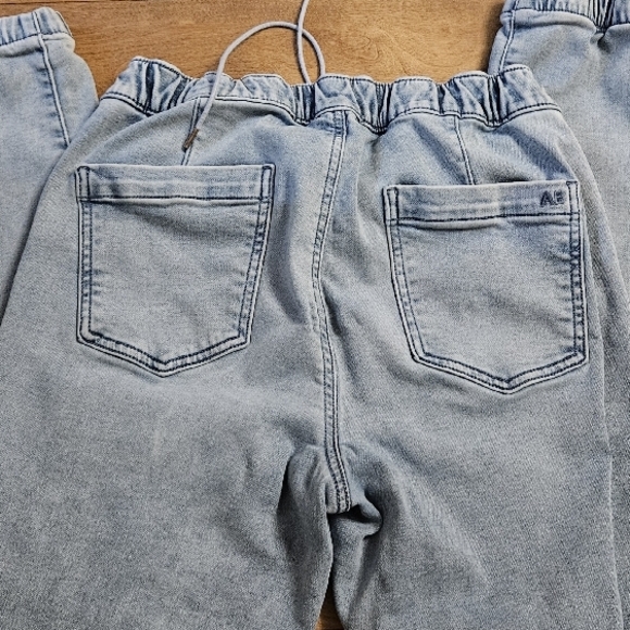 American Eagle Denim Drawstring Pants - Picture 3 of 5